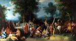 欧洲12-19世纪油画四_CORNELIS van Haarlem - The Preaching of Saint John the Baptist